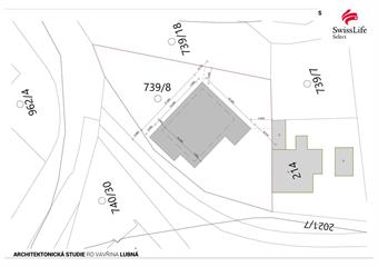 Prodej stavebního pozemku 858 m2, Lubná