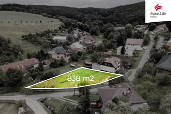 Prodej stavebního pozemku 858 m2, Lubná