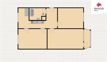 Prodej bytu 3+1 83 m2 Švabinského, Sokolov