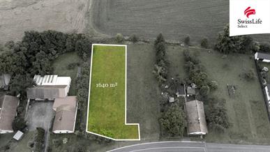 Prodej stavebního pozemku 1640 m2, Kostěnice