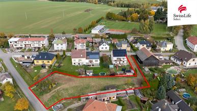 Prodej stavebního pozemku 1381 m2, Kozlov