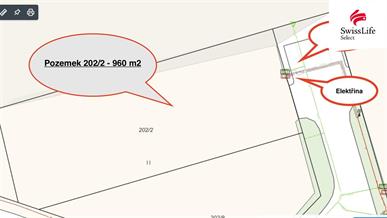 Prodej stavebního pozemku 960 m2, Plzeň