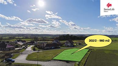 Prodej stavebního pozemku 960 m2, Plzeň