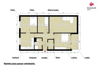 Prodej bytu 4+1 81 m2 Dřevěná, Mariánské Lázně