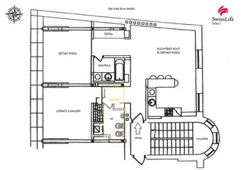 Prodej bytu 3+kk 90 m2 Selská, Brno