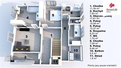Prodej vícegeneračního domu 185 m2, Bakov nad Jizerou