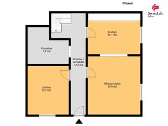 Prodej rodinného domu 130 m2, Zápy