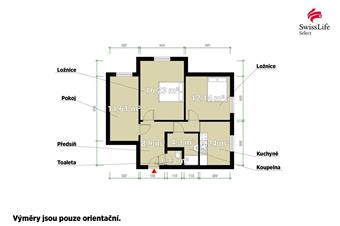 Prodej bytu 3+1 63 m2 Zárečná, Tachov