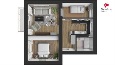 Prodej bytu 3+1 58 m2 Padělky I, Zlín