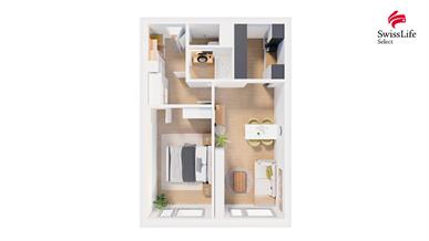 Prodej bytu 2+kk 43 m2 V jezírkách, Praha