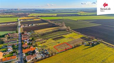 Prodej stavebního pozemku 1057 m2, Cítov