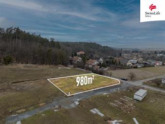 Prodej stavebního pozemku 980 m2 Hroubovice