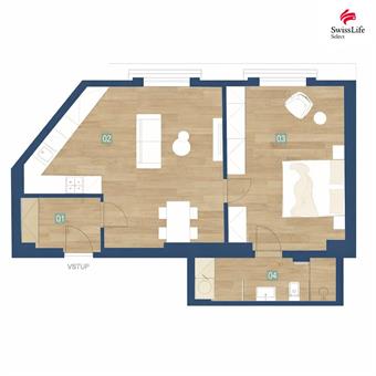Prodej bytu 2+kk 63 m2 Jeseniova, Praha
