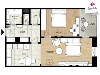 Prodej bytu 2+kk 71 m2 Vrbovecká, Plzeň