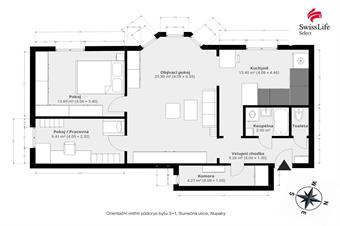 Prodej bytu 3+1 75 m2 Slunečná, Nupaky