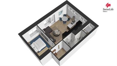 Prodej bytu 2+kk 44 m2 Renneská třída, Brno