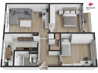 Prodej bytu 3+1 68 m2 Baarova, Plzeň