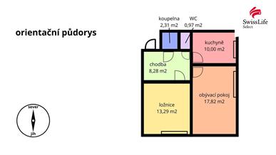 Prodej bytu 2+1 59 m2, Křečhoř