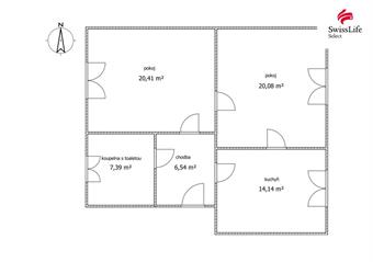 Prodej bytu 2+1 68 m2 Heydukova, Dvůr Králové nad Labem