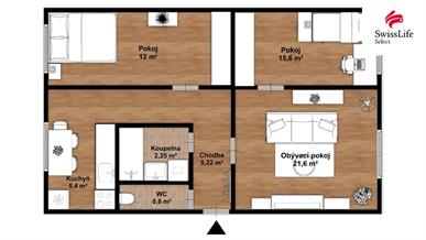 Prodej bytu 3+1 66 m2 Koperníkova, Plzeň