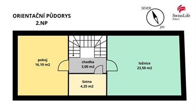 Pronájem bytu 3+kk 98 m2 Pražská, Kolín