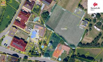 Prodej stavebního pozemku 2783 m2, Střemošice