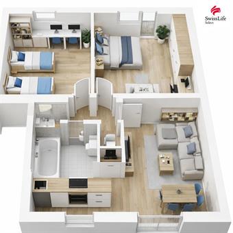 Prodej bytu 3+kk 64 m2 Sídliště, Hrochův Týnec