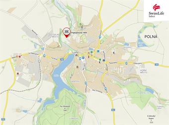 Pronájem bytu 2+kk 38 m2 Pojmannova, Polná