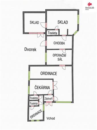 Prodej obchodního prostoru 142 m2 Barákova, Plzeň