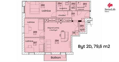 Prodej bytu 4+kk 79 m2, Mladé Buky