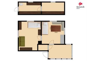 Prodej chaty 55 m2 U višňovky, Senohraby