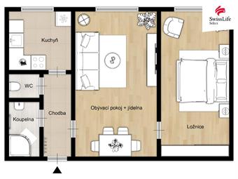 Prodej bytu 2+1 53 m2 Tělocvičná, Plzeň