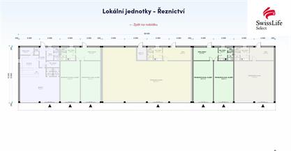 Prodej obchodního prostoru 153 m2, Polná