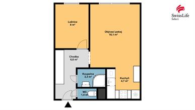 Prodej bytu 2+kk 39 m2 Švédská, Kladno