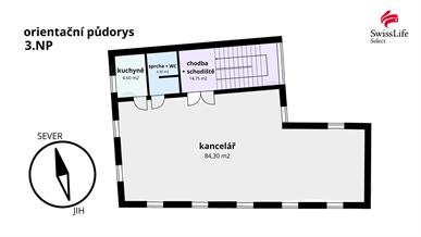 Pronájem obchodního prostoru 93 m2 Sokolská, Kolín