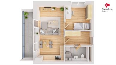 Prodej bytu 2+kk 44 m2, Hořice