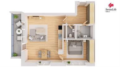 Prodej bytu 2+kk 59 m2, Hořice