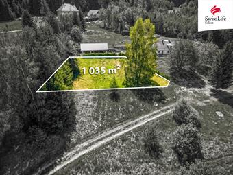 Prodej stavebního pozemku 1035 m2, Lipno nad Vltavou