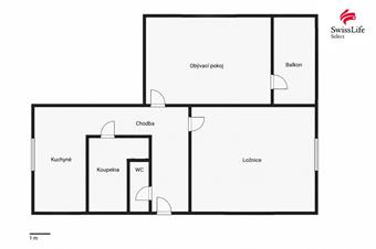 Prodej bytu 2+1 60 m2 Nám. V. Čtvrtka, Jičín