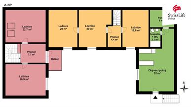 Prodej rodinného domu 336 m2, Libeř