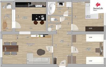 Prodej bytu 3+1 98 m2, Jablonec nad Jizerou