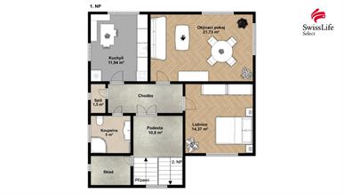 Prodej rodinného domu 513 m2 Chebská, Kynšperk nad Ohří