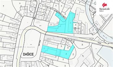 Prodej obchodního prostoru 6115 m2 náměstí T. G. Masaryka, Dašice