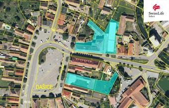 Prodej obchodního prostoru 6115 m2 náměstí T. G. Masaryka, Dašice