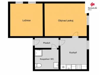 Prodej bytu 2+1 52 m2 Horská, Trutnov