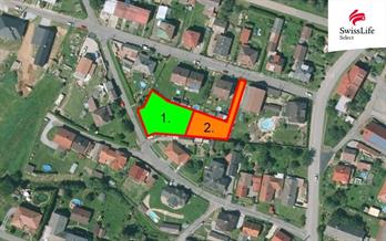 Prodej stavebního pozemku 1381 m2, Kozlov