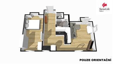 Pronájem bytu 2+1 53 m2 Koterovská, Plzeň