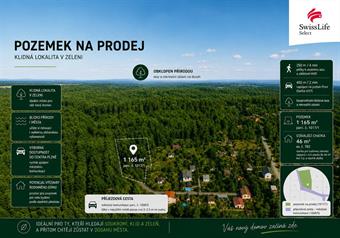 Prodej stavebního pozemku 1165 m2 Výsluní, Plzeň