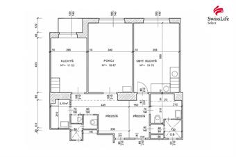 Pronájem bytu 3+kk 74 m2 V Horkách, Praha