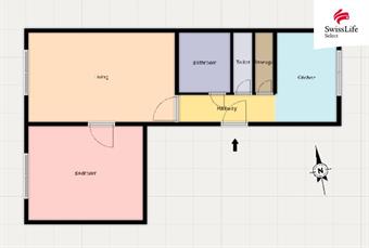 Prodej bytu 2+1 50 m2 Šumavská, Brno